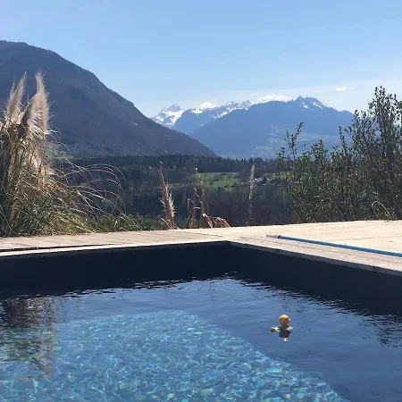 Maison En Bois Avec Piscine Chauffee Et Vue Panoramique Argonay